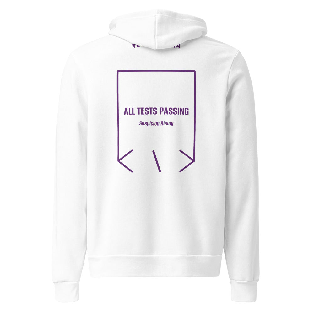 All Tests Passing — secondary back mockup