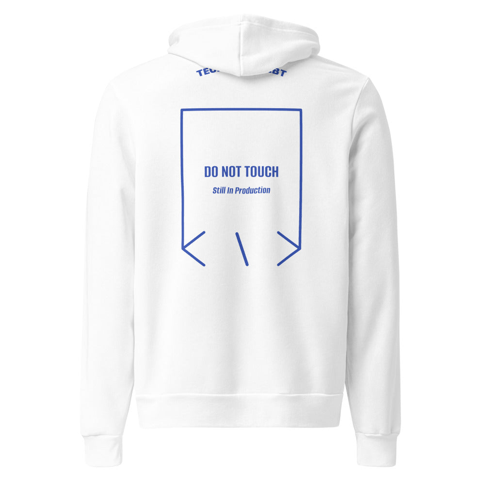 Do Not Touch — White True Royal back mockup