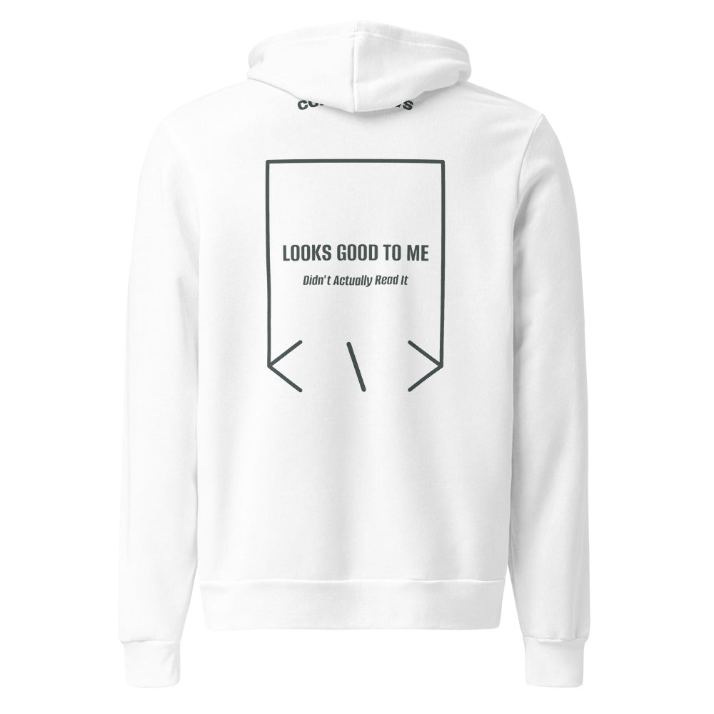 Looks Good To Me — White Heather Forest back mockup