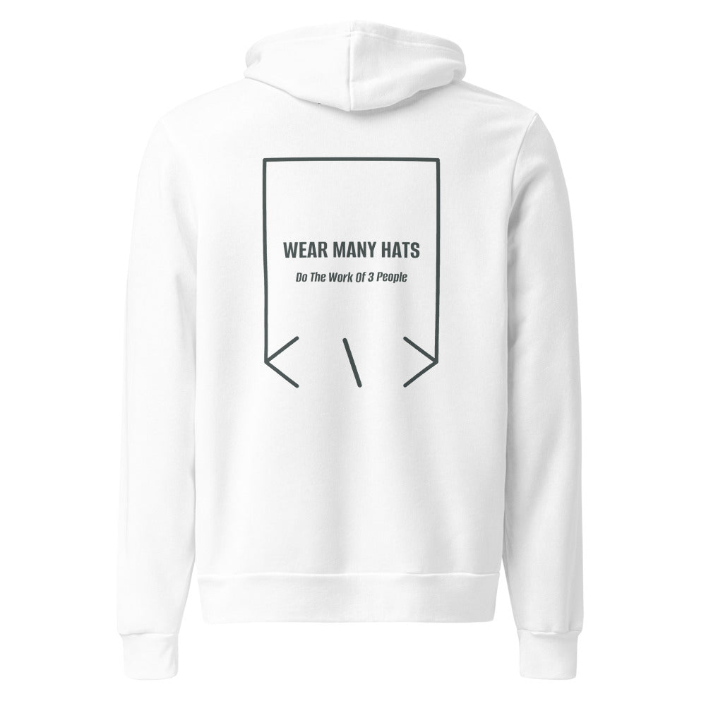 Wear Many Hats — White Heather Forest back mockup