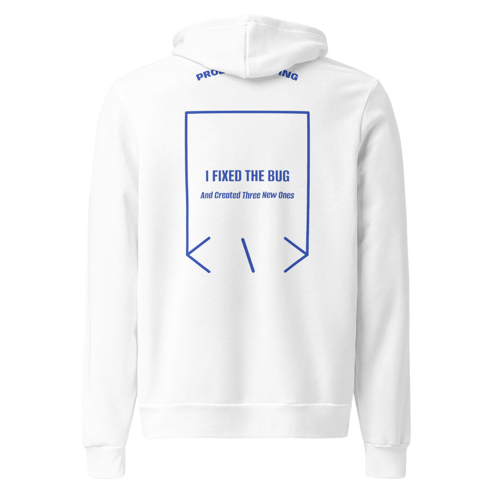 I Fixed The Bug — White True Royal back mockup