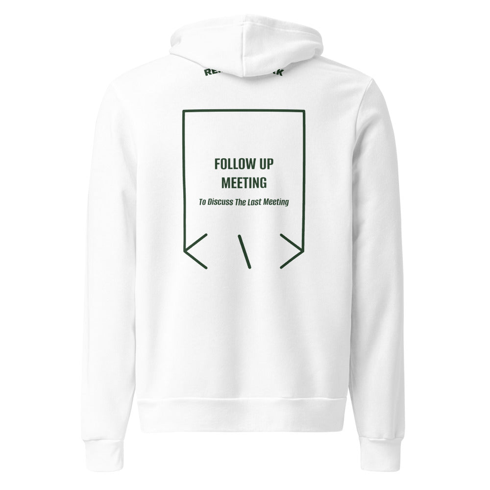 Follow Up Meeting — White Forest back mockup