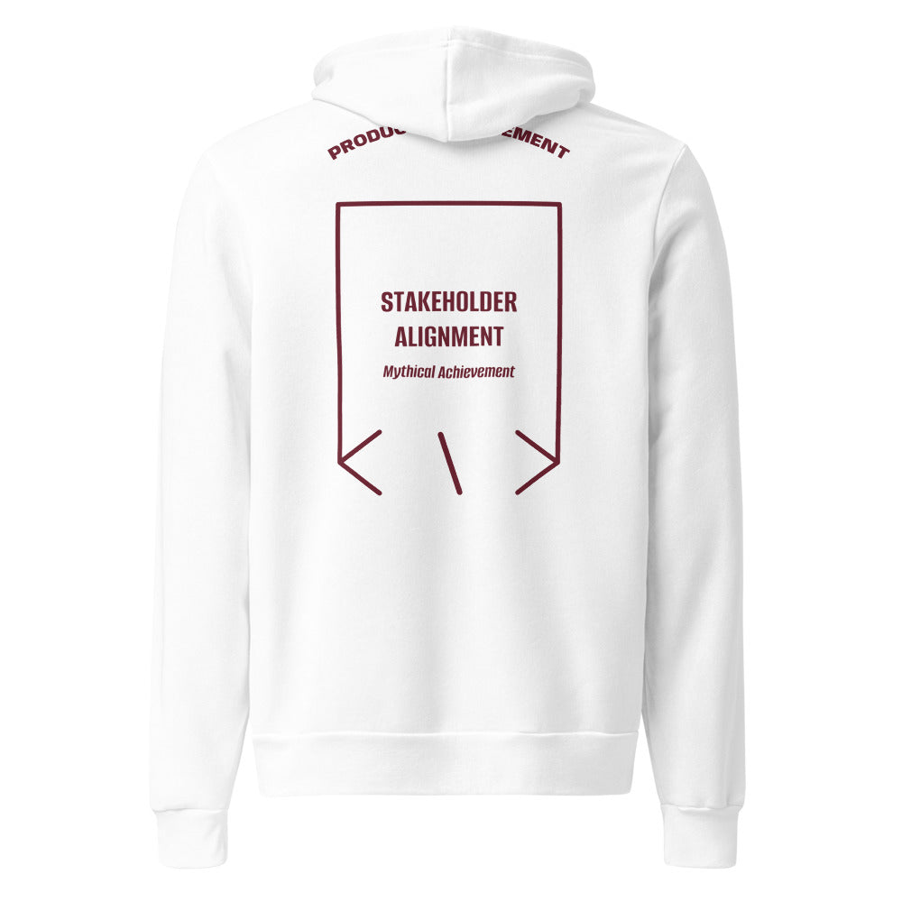 Stakeholder Alignment — White Maroon back mockup