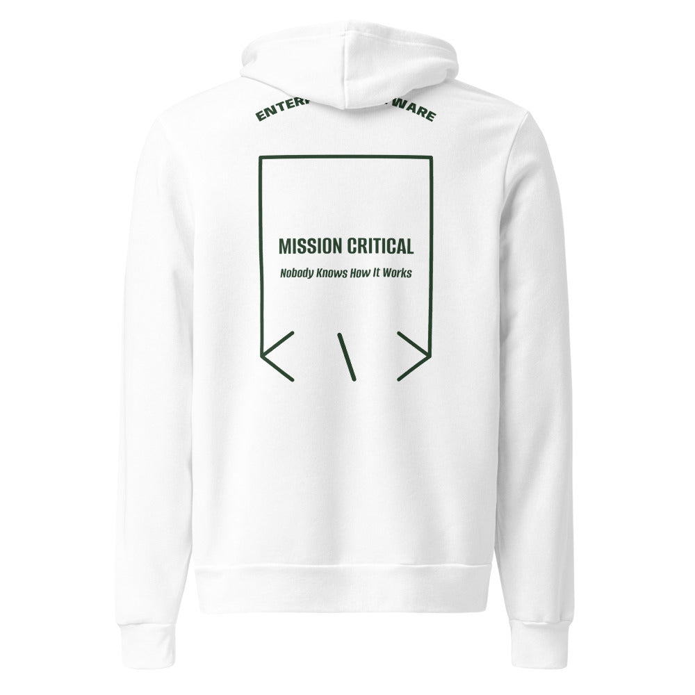 Mission Critical — White Forest back mockup