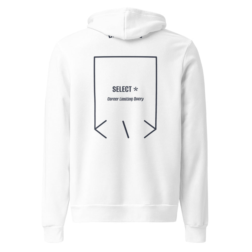 SELECT * — White Heather Navy back mockup
