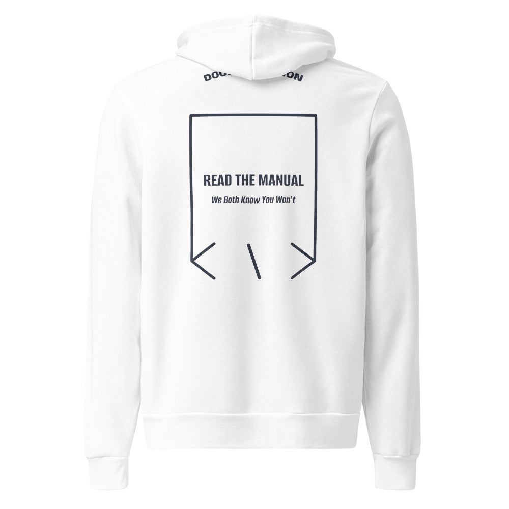 Read The Manual — White Heather Navy back mockup