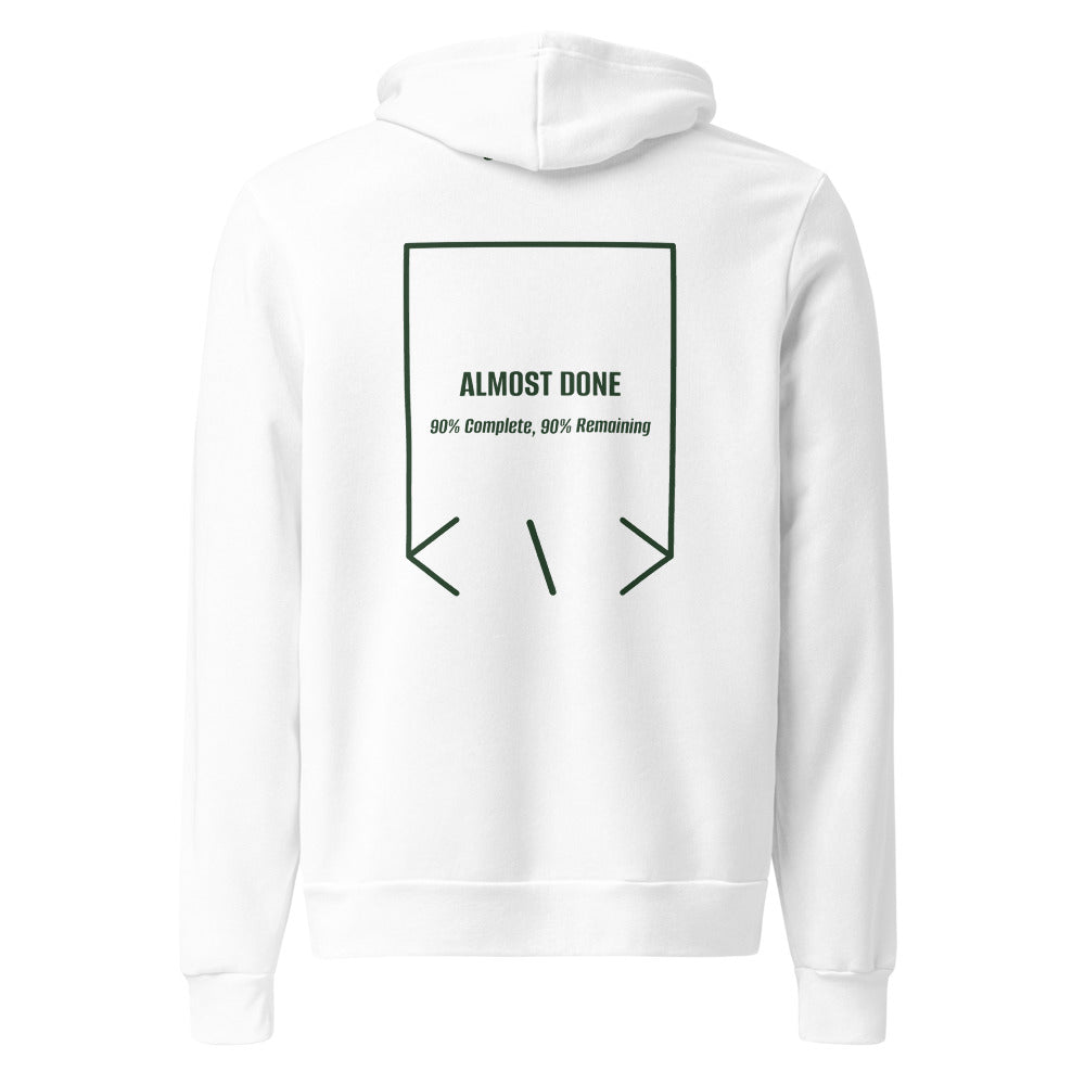 Almost Done — White Forest back mockup