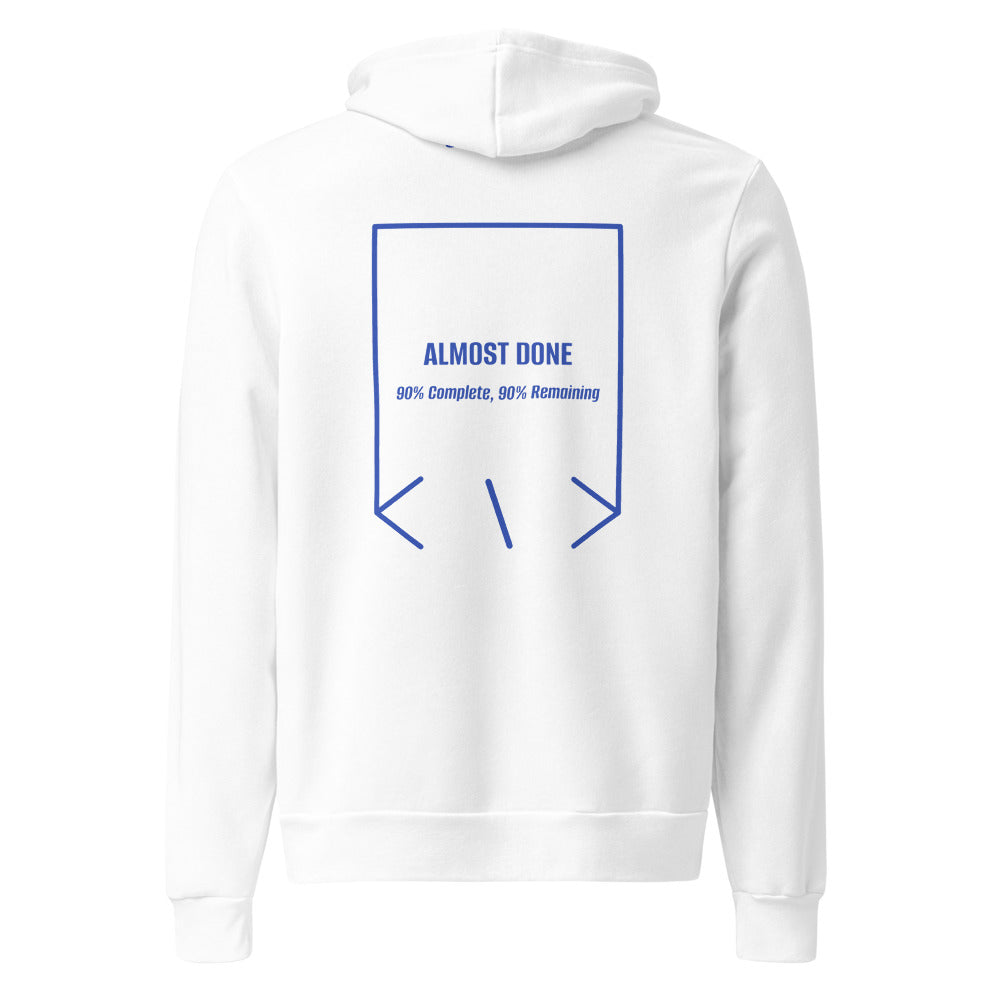 Almost Done — White True Royal back mockup