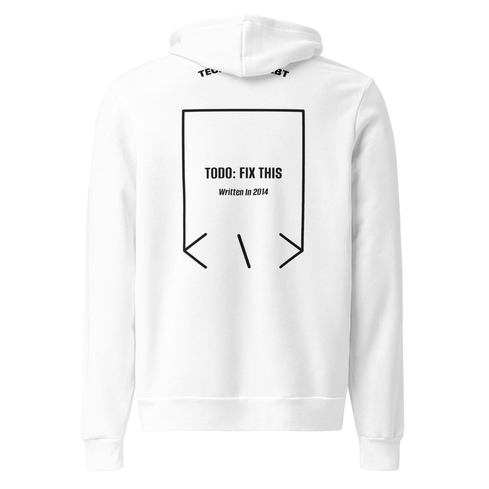 TODO: Fix This — White Black back mockup