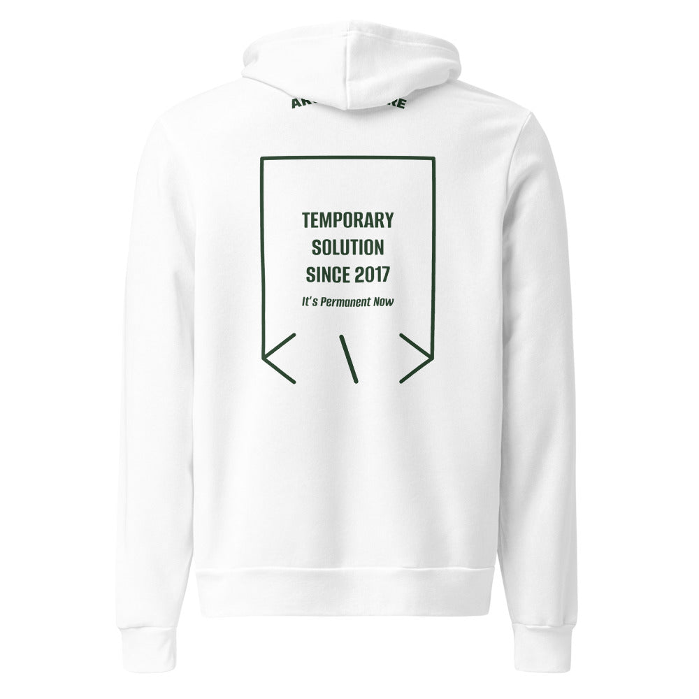 Temporary Solution Since 2017 — White Forest back mockup