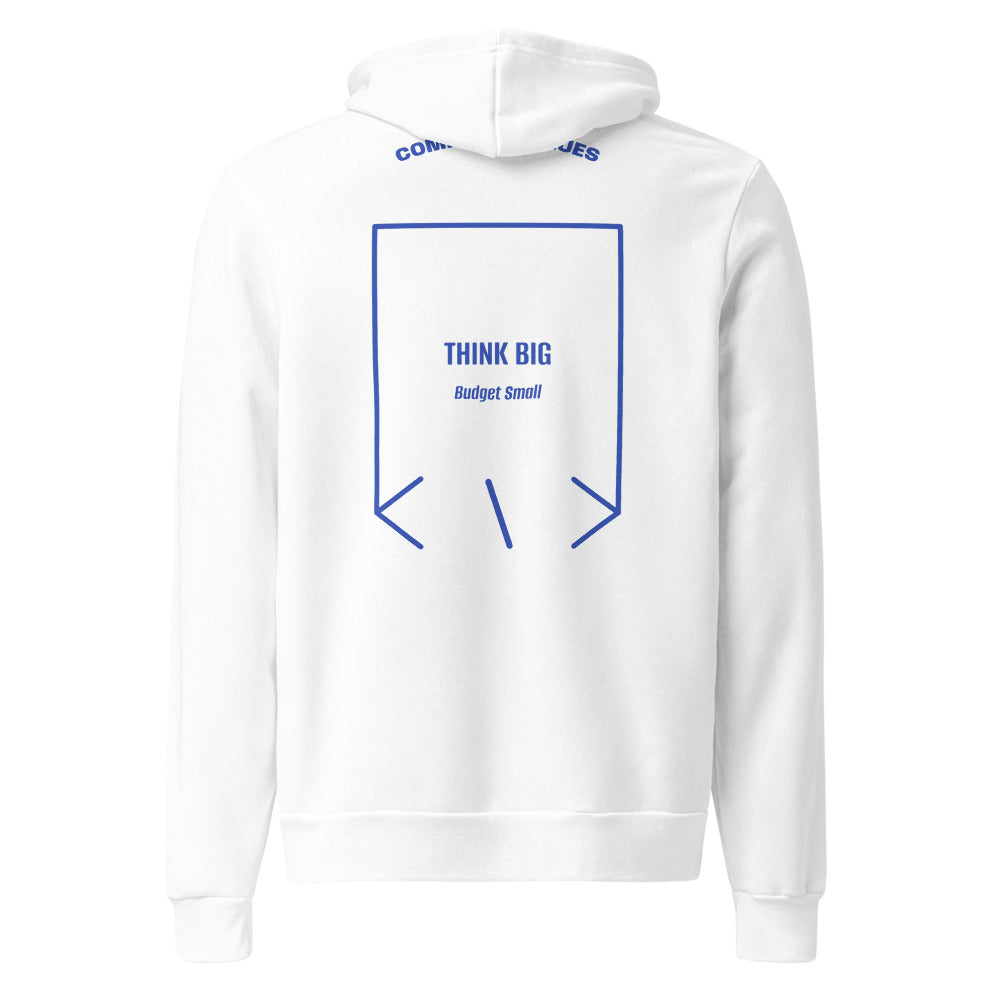Think Big — White True Royal back mockup