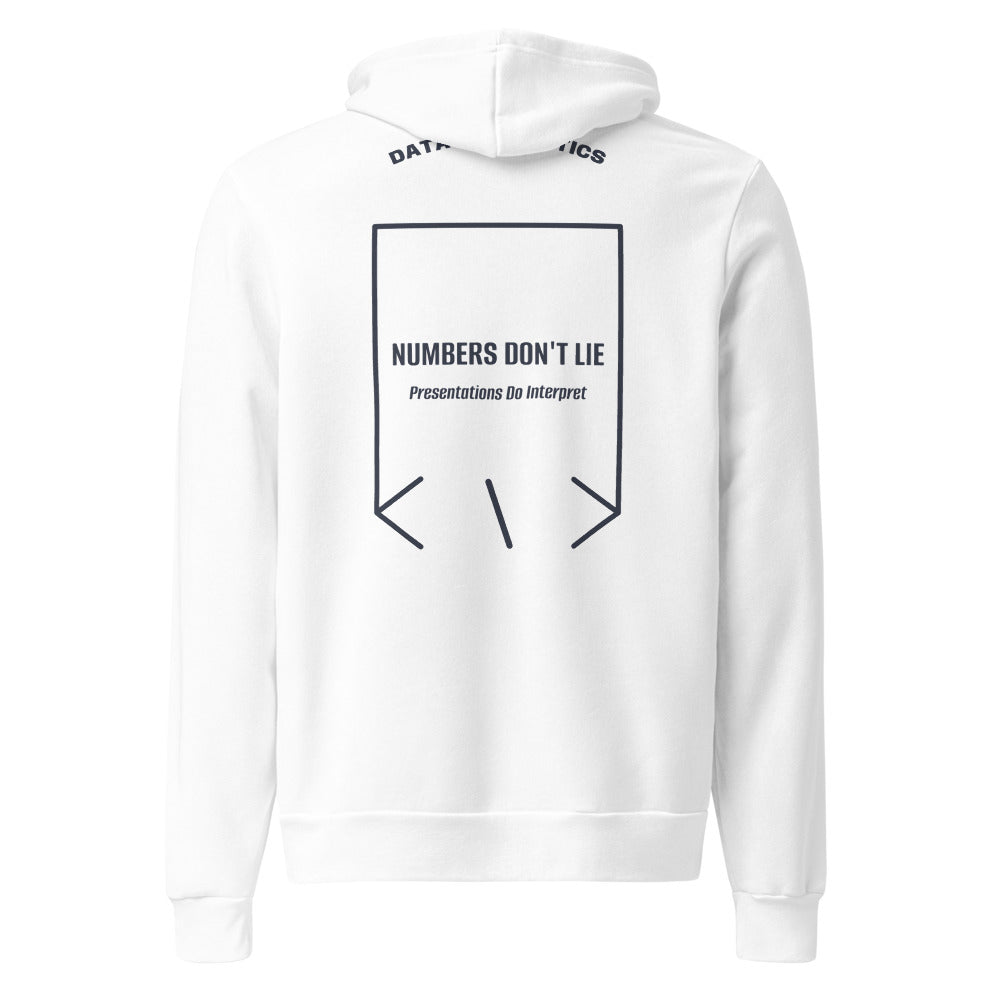 Numbers Don't Lie — White Heather Navy back mockup