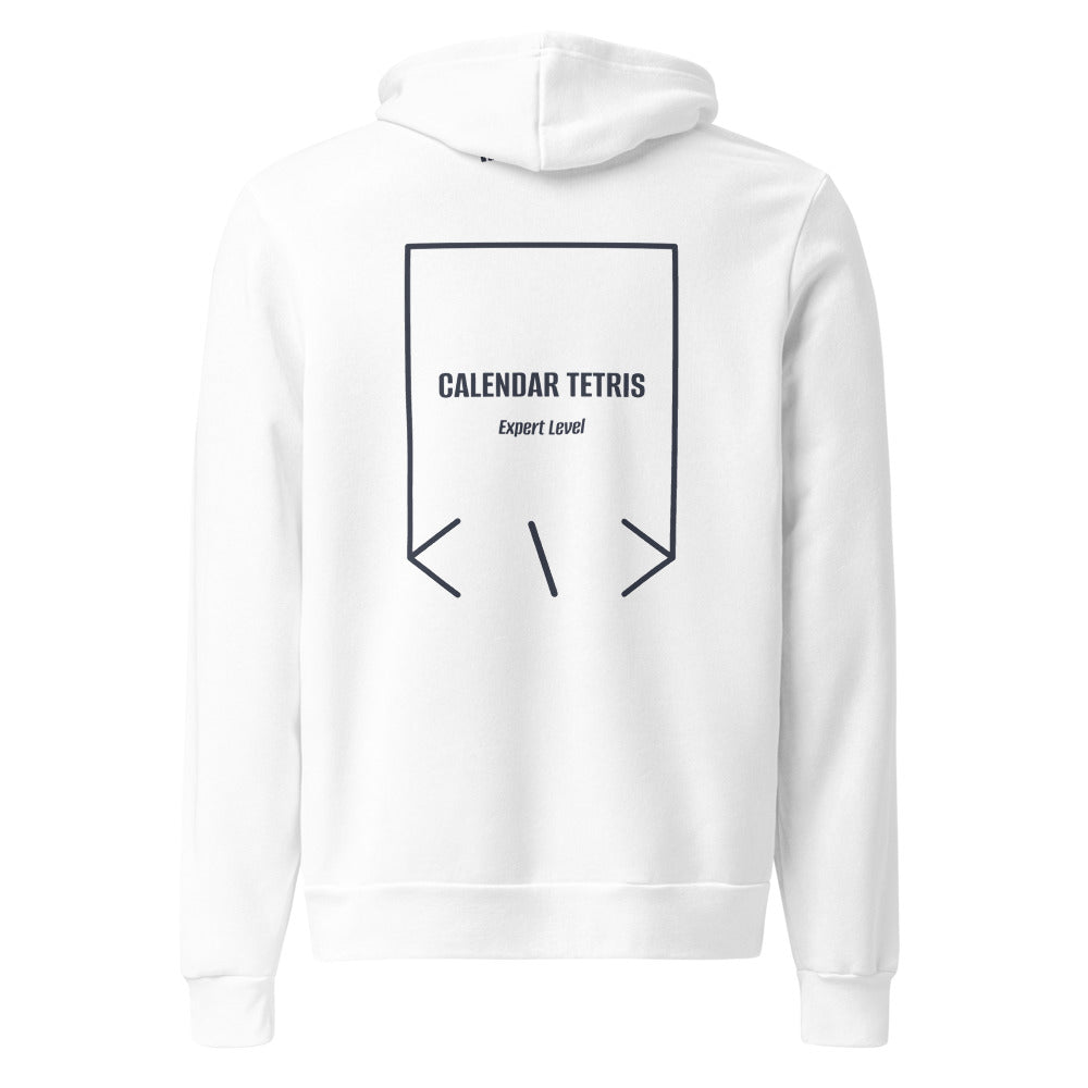 Calendar Tetris — White Heather Navy back mockup