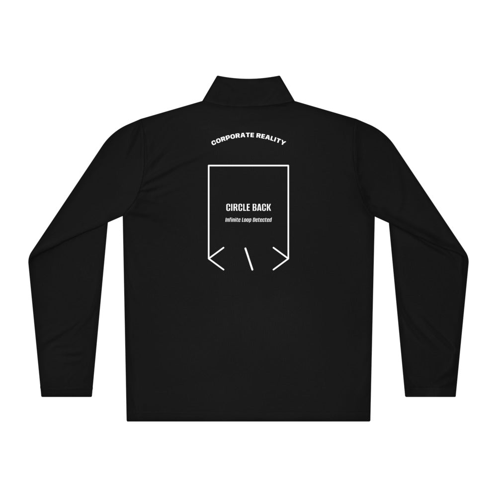 Circle Back — Black White back mockup