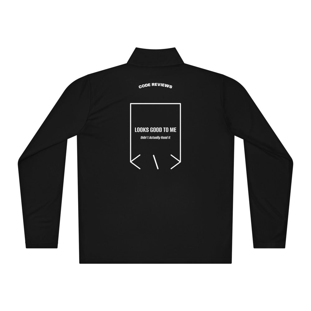 Looks Good To Me — Black White back mockup