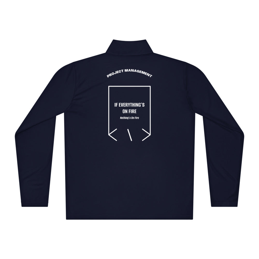 If Everything’s On Fire — True Navy White back mockup