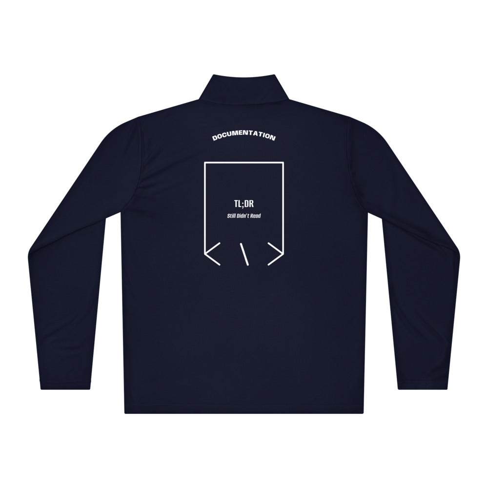 TL;DR — True Navy White back mockup