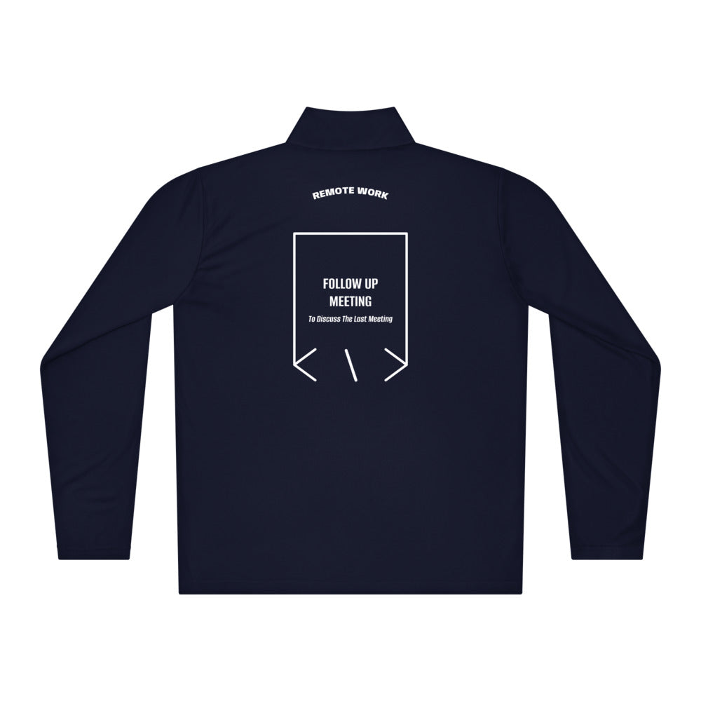 Follow Up Meeting — True Navy White back mockup
