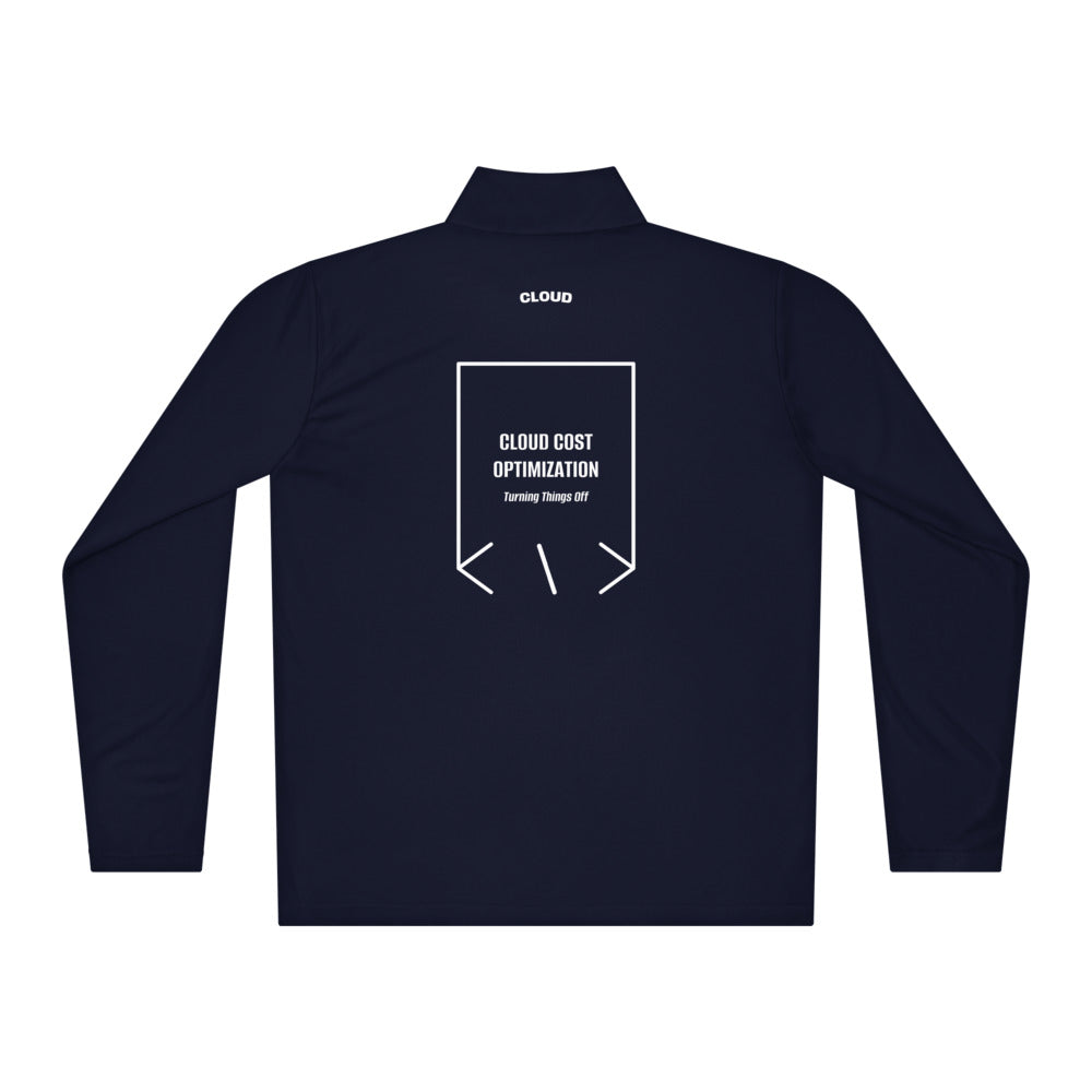 Cloud Cost Optimization — True Navy White back mockup