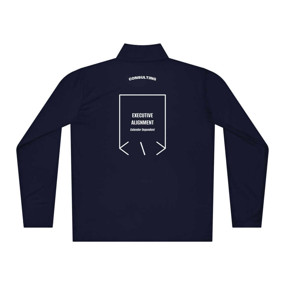 Executive Alignment — True Navy White back mockup