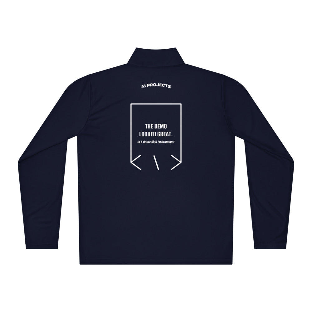 The Demo Looked Great. — True Navy White back mockup