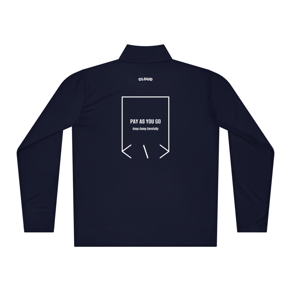 Pay As You Go — True Navy White back mockup