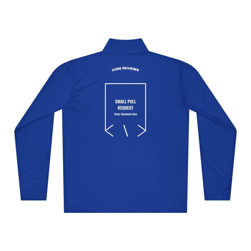 Small Pull Request — True Royal White back mockup