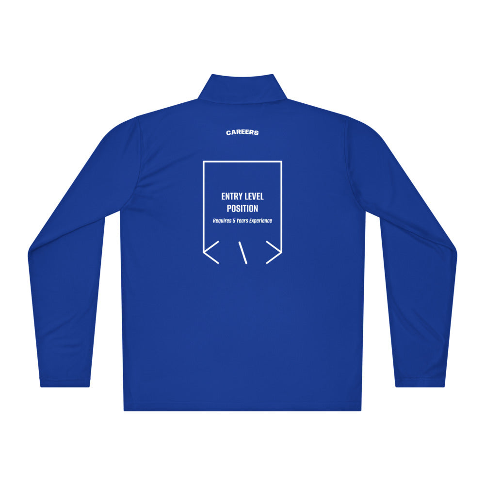 Entry Level Position — True Royal White back mockup