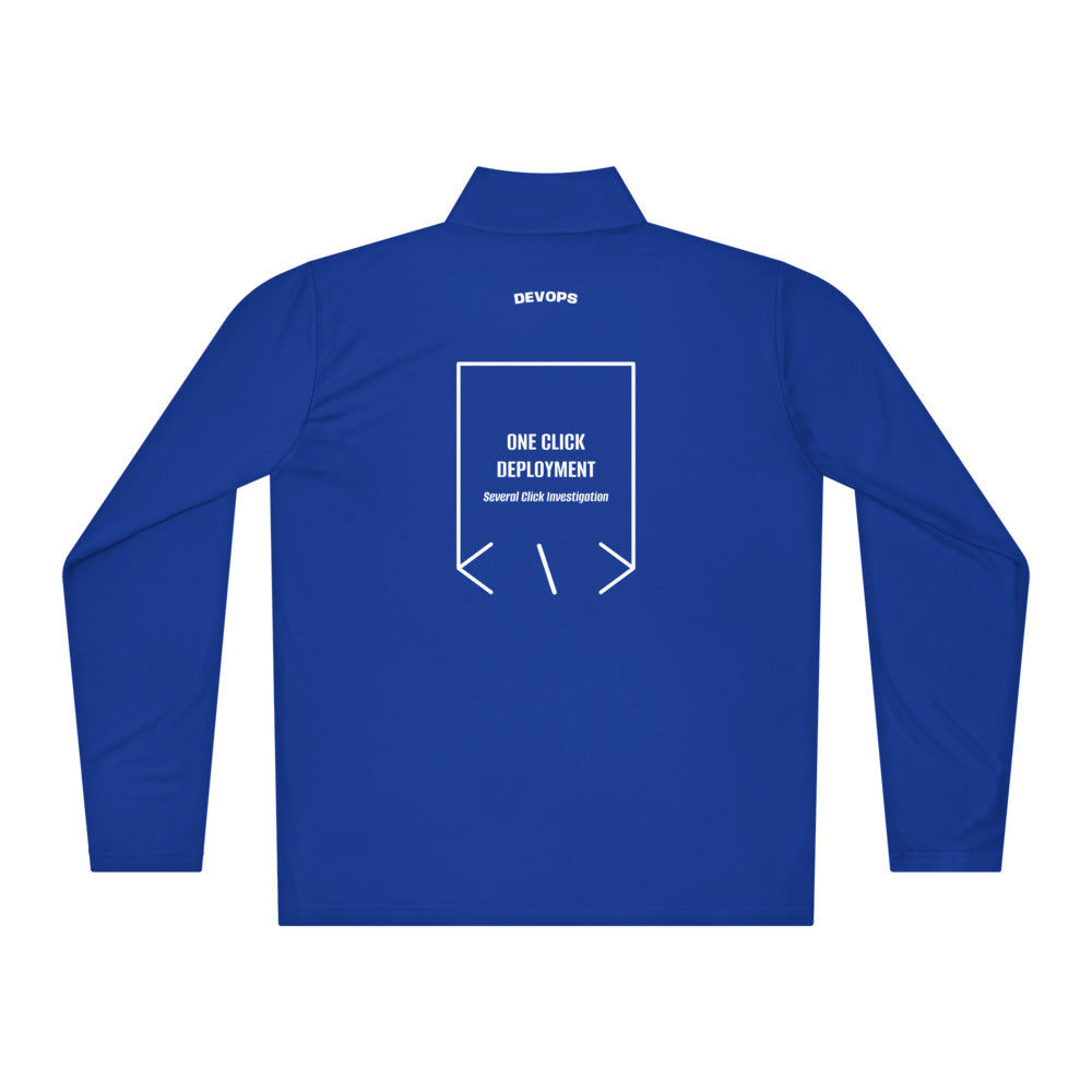 One Click Deployment — True Royal White back mockup