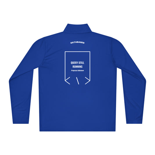 Query Still Running — secondary back mockup