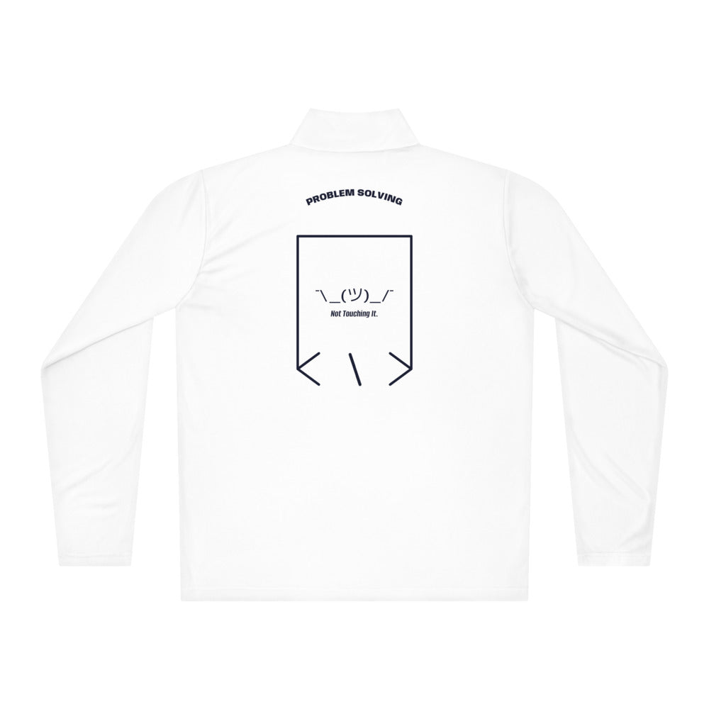 ¯\_(ツ)_/¯ — White True Navy back mockup