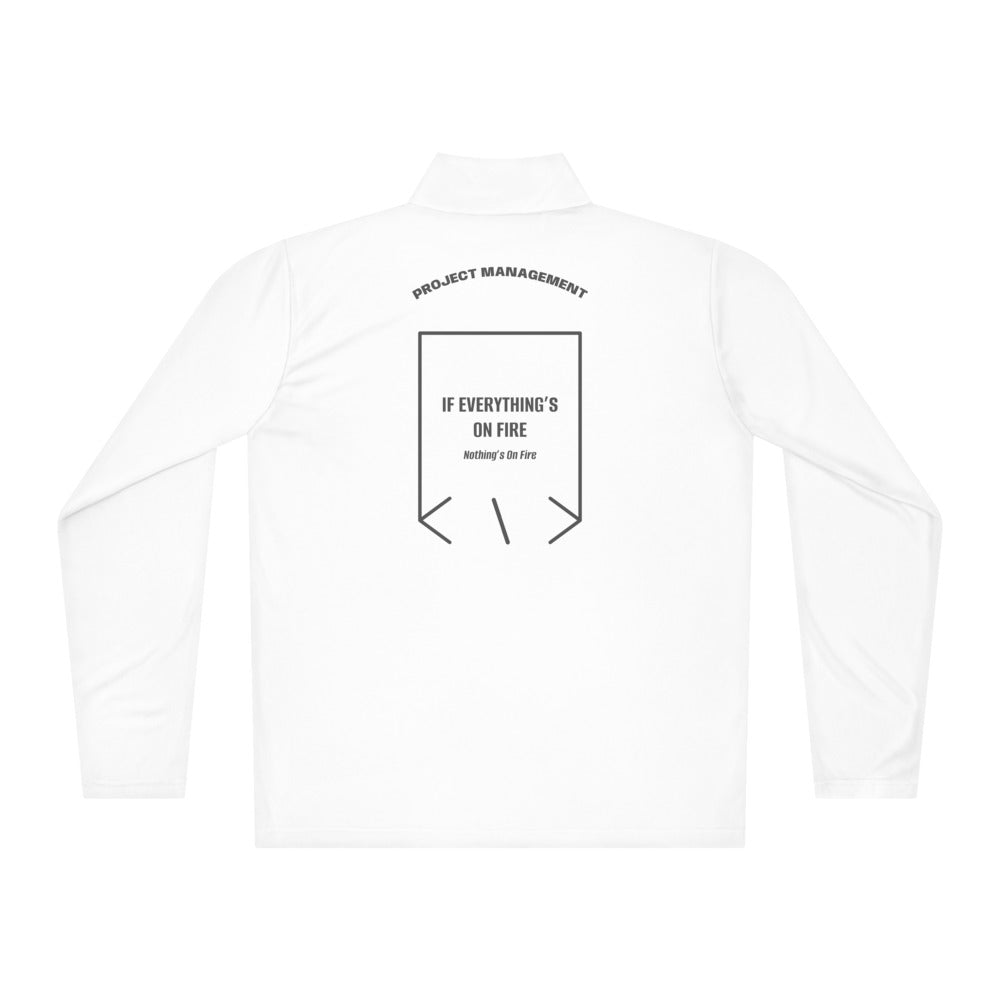 If Everything’s On Fire — White Iron Grey back mockup