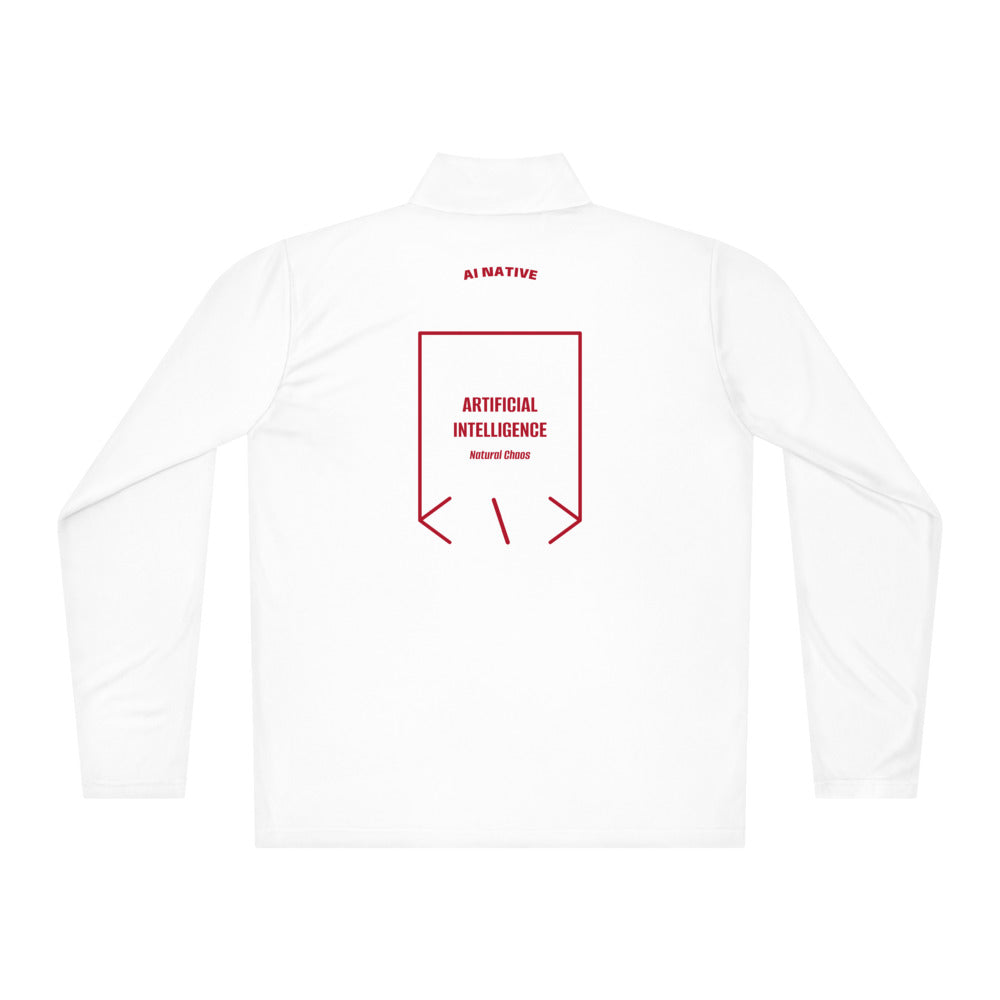 Artificial Intelligence — White True Red back mockup