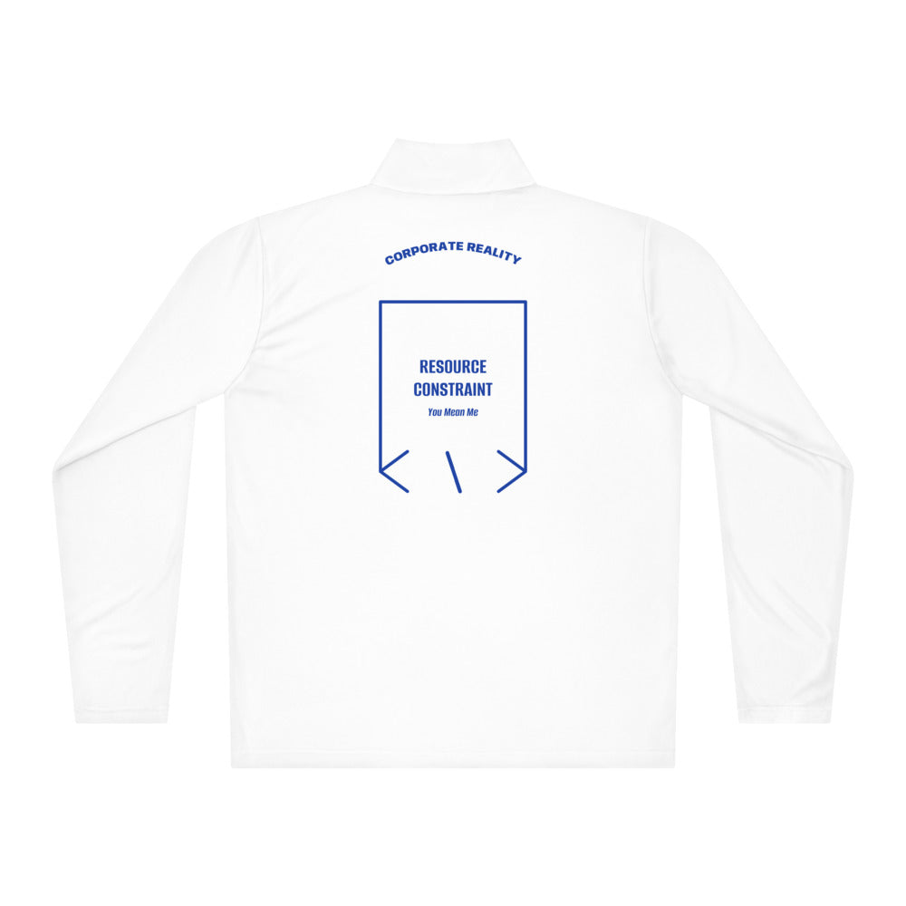 Resource Constraint — White True Royal back mockup