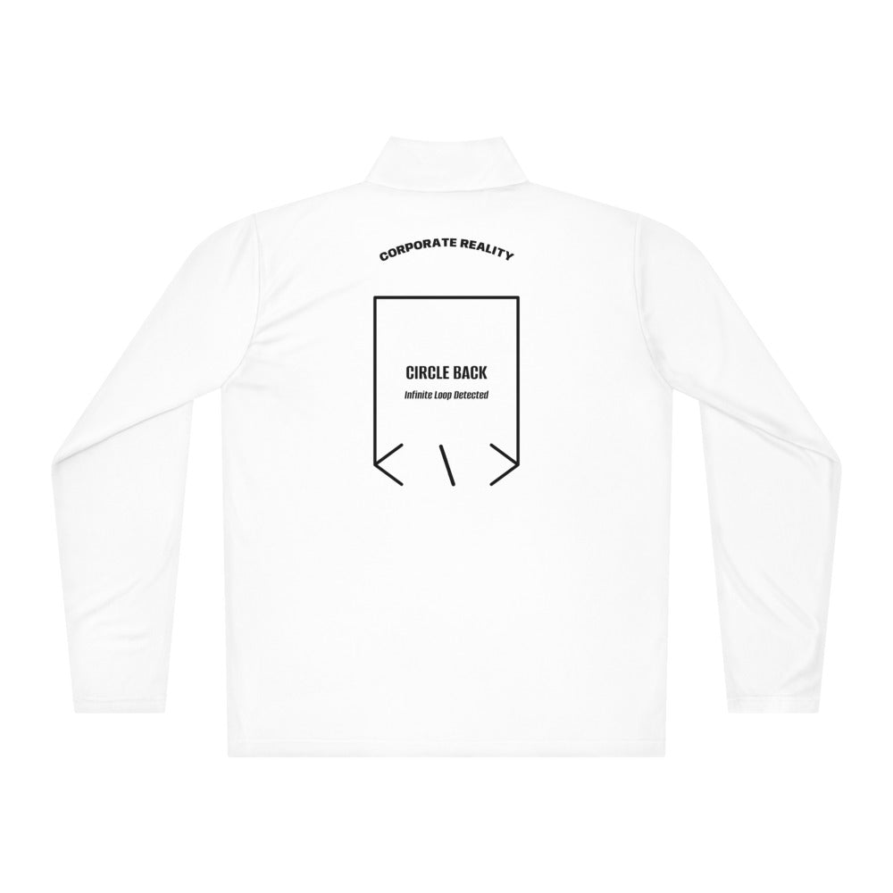 Circle Back — White Black back mockup