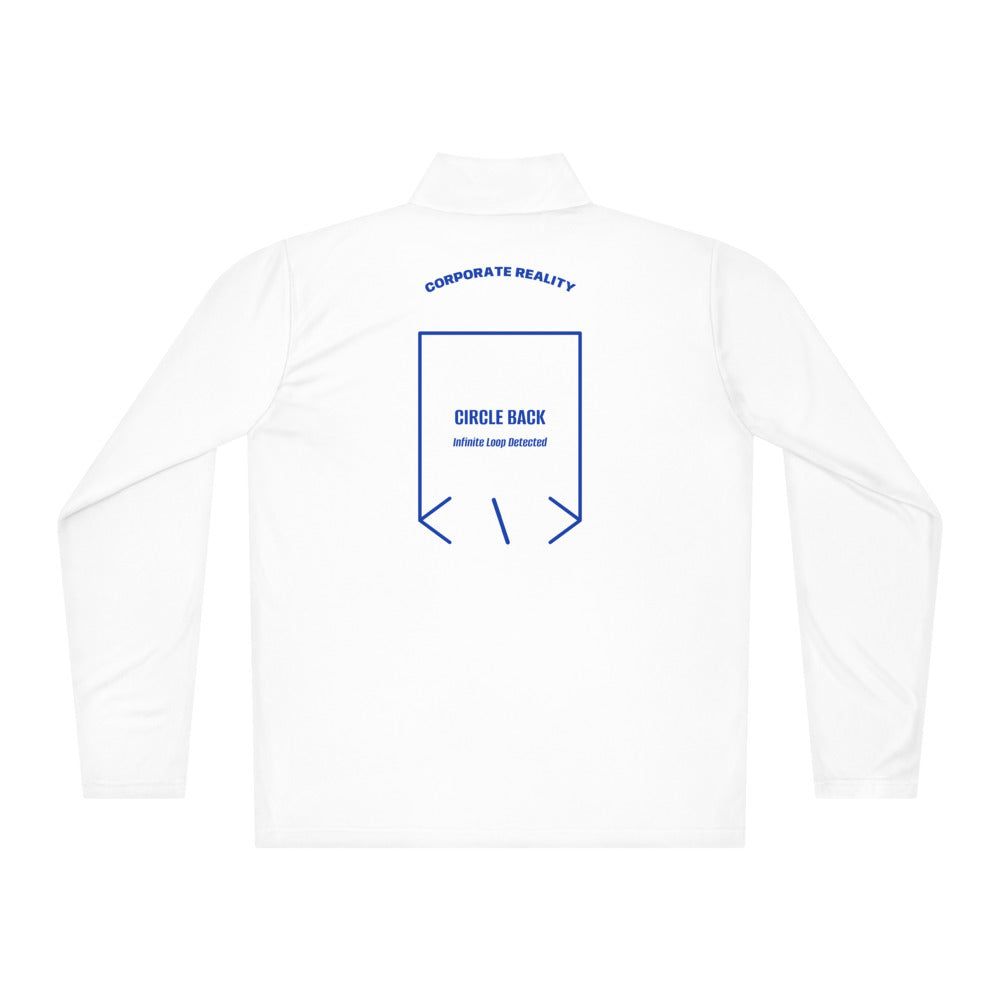 Circle Back — White True Royal back mockup