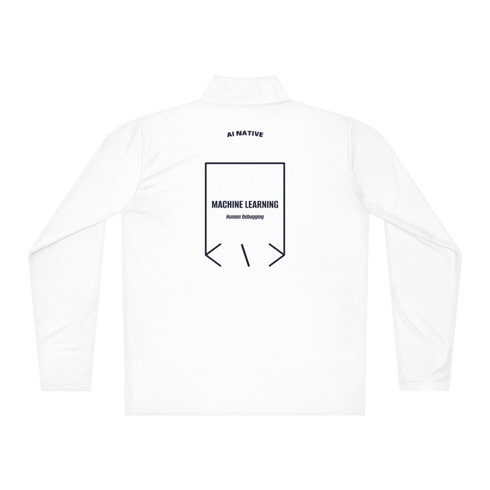 Machine Learning — White True Navy back mockup