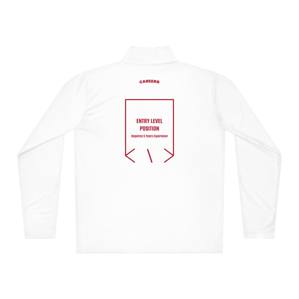 Entry Level Position — White True Red back mockup
