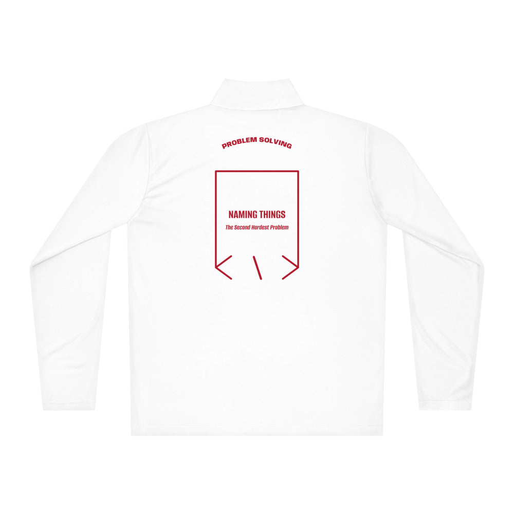 Naming Things — White True Red back mockup