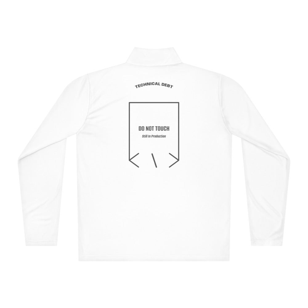 Do Not Touch — White Iron Grey back mockup