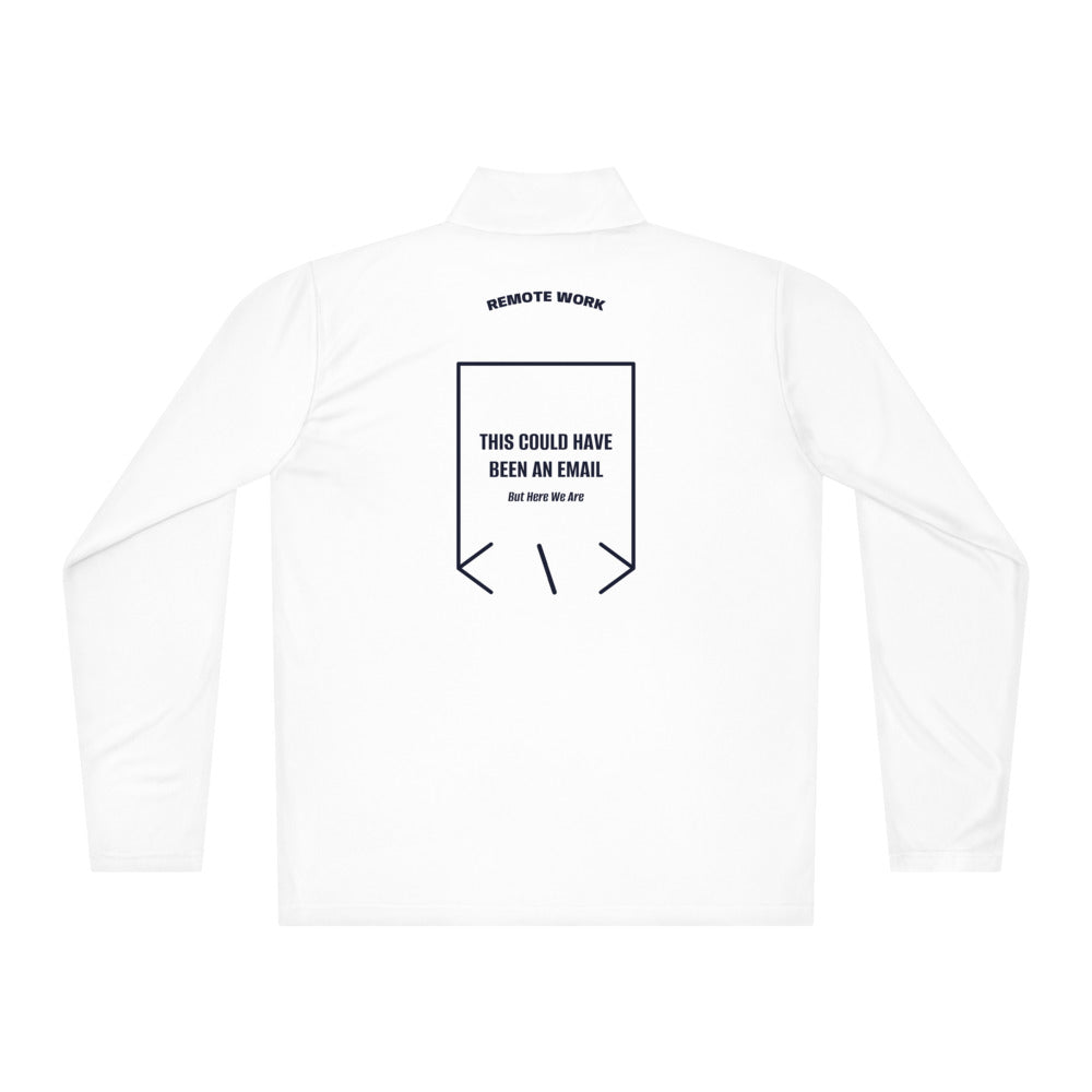 This Could Have Been An Email — White True Navy back mockup