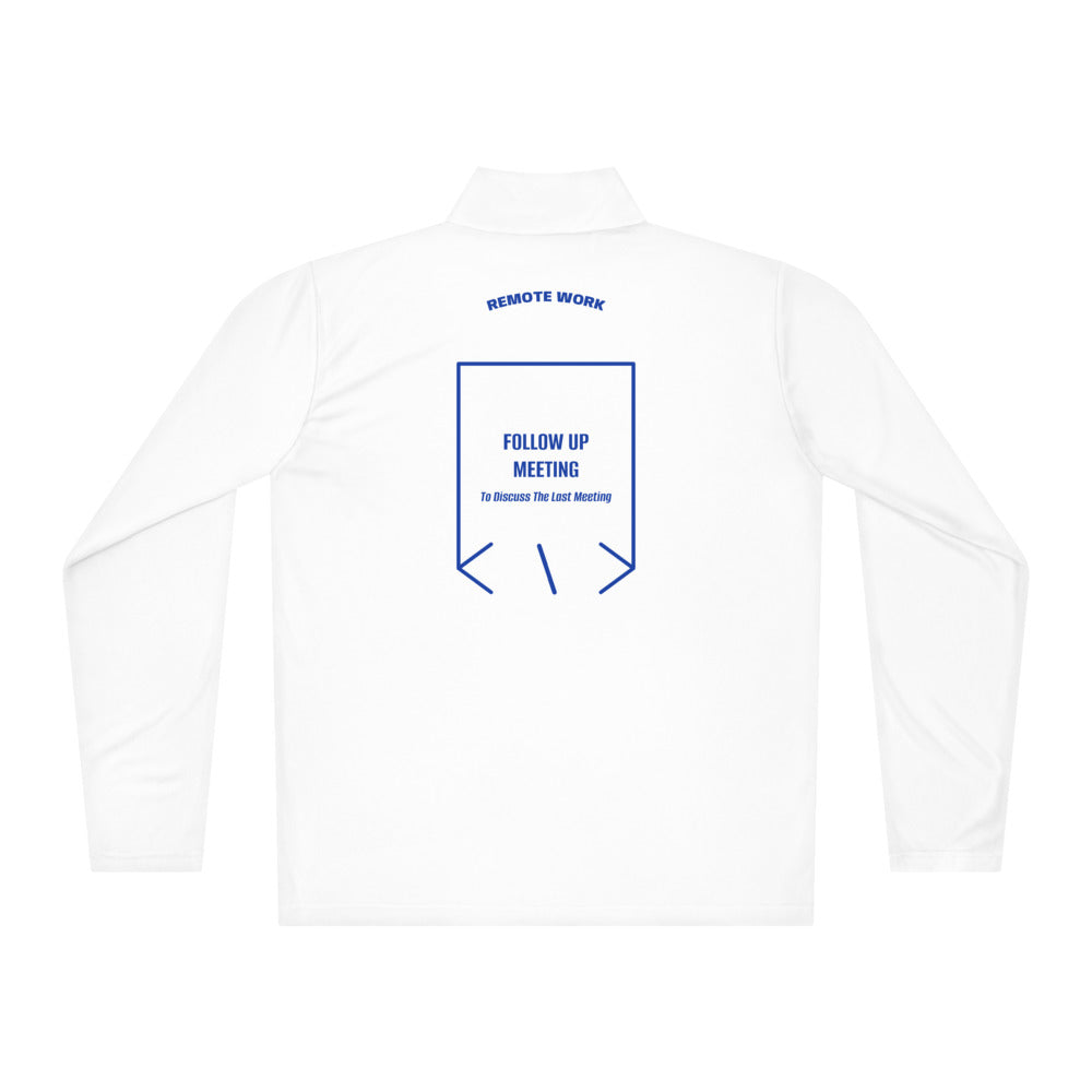 Follow Up Meeting — White True Royal back mockup