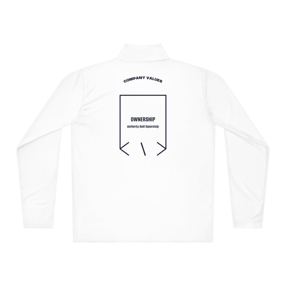 Ownership — White True Navy back mockup