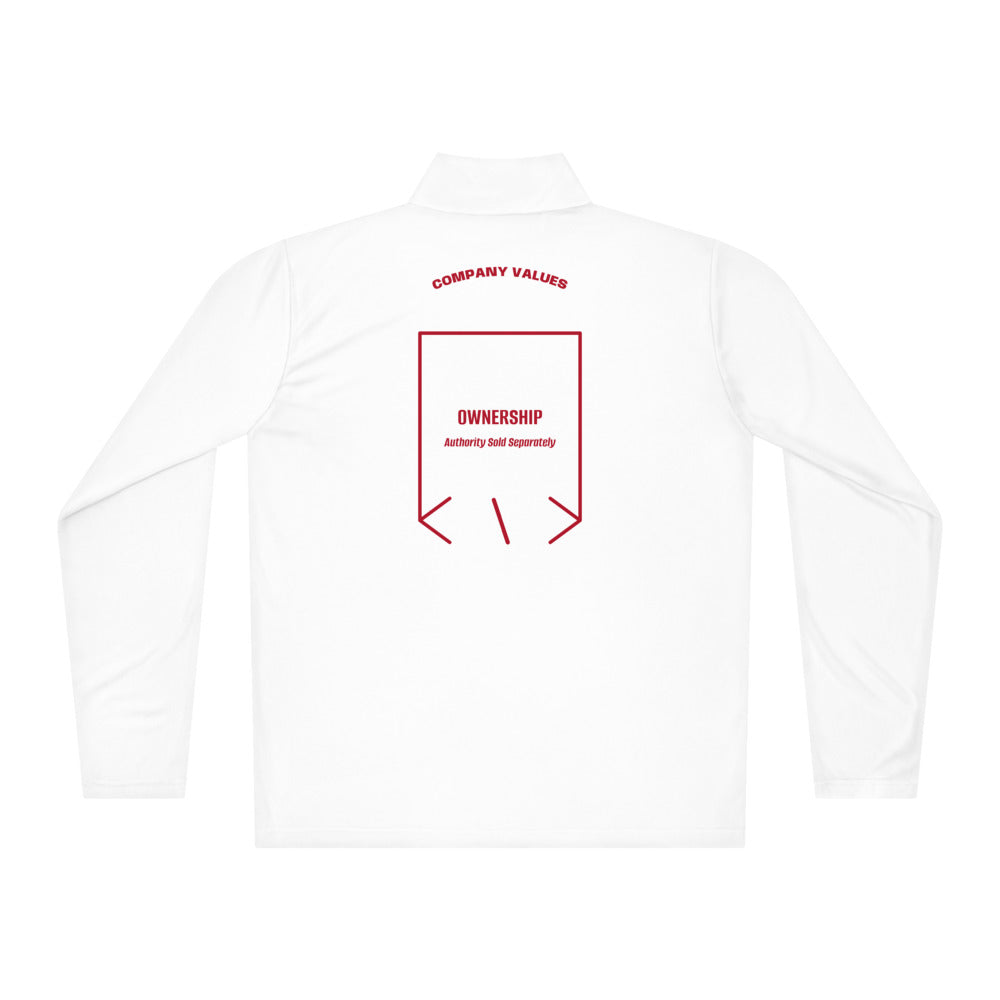 Ownership — White True Red back mockup