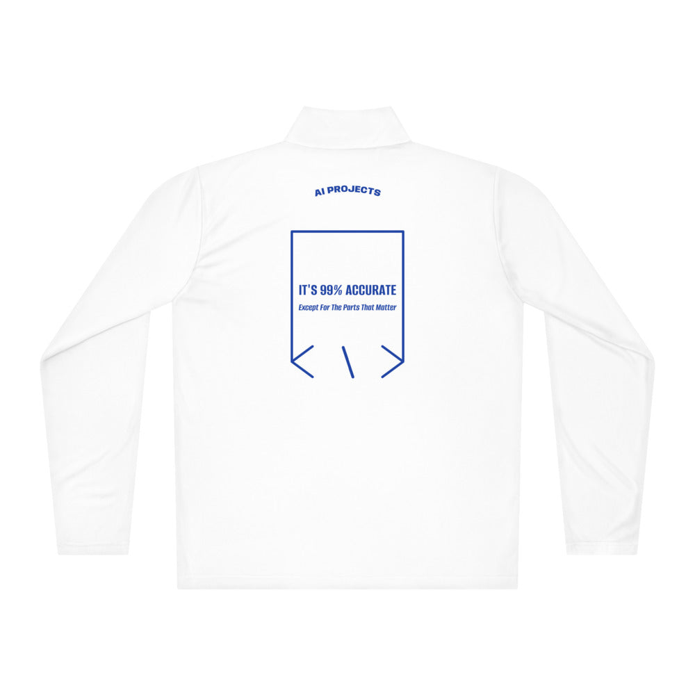 It's 99% Accurate — White True Royal back mockup
