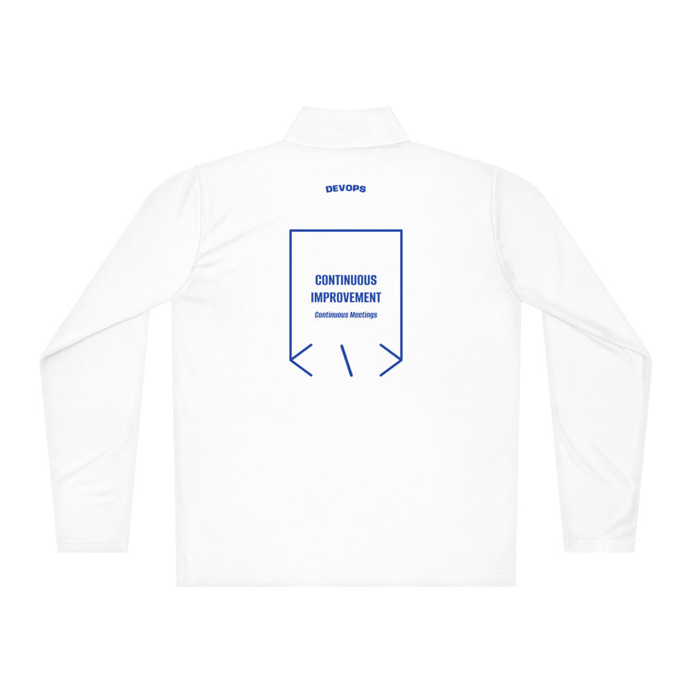 Continuous Improvement — White True Royal back mockup