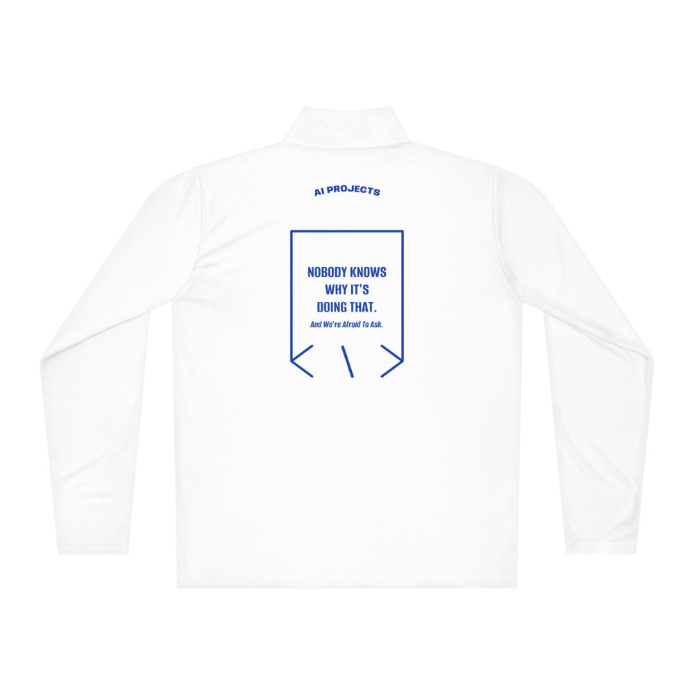 Nobody Knows Why It's Doing That. — White True Royal back mockup
