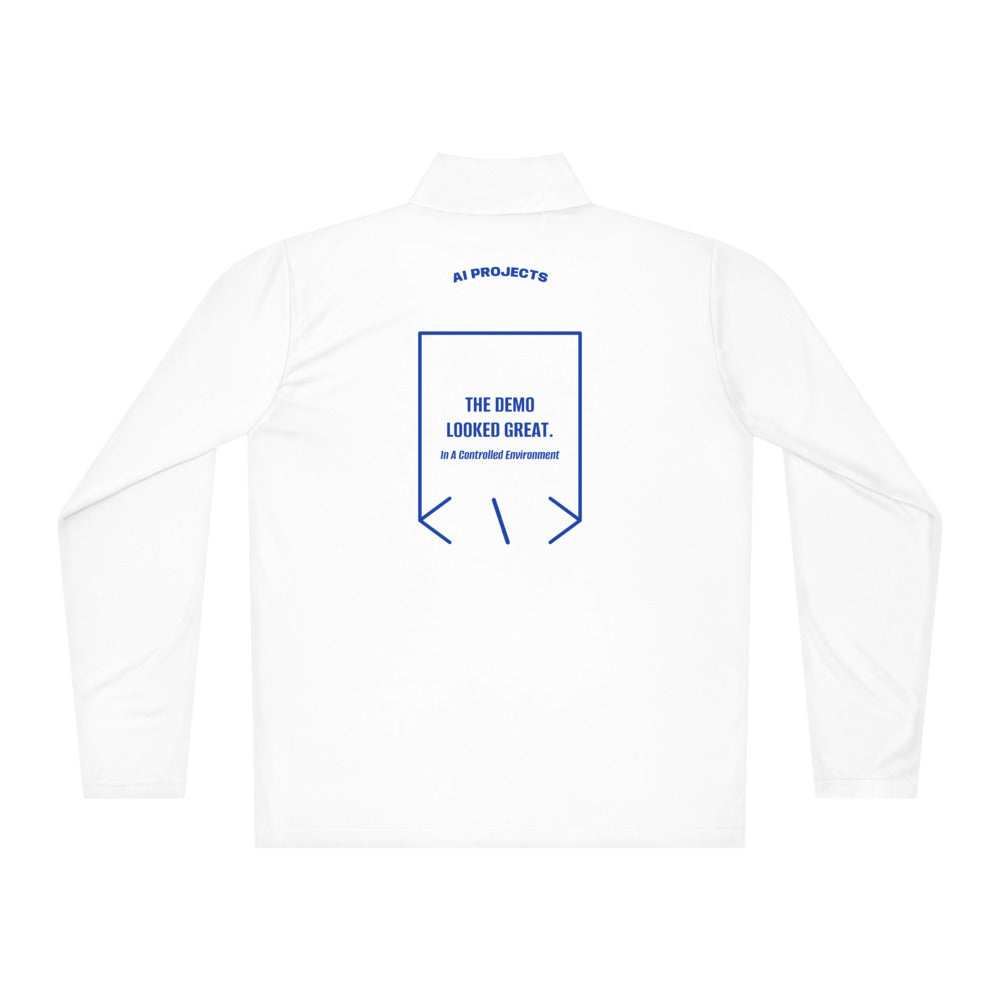 The Demo Looked Great. — White True Royal back mockup