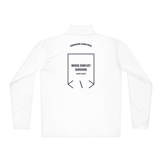Merge Conflict Survivor — secondary back mockup