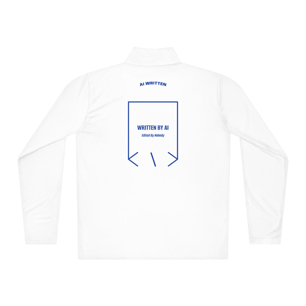 Written By AI — White True Royal back mockup